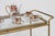 Brass and Glass Food Trolley, 1950s For Sale - Image 6 of 11