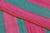 Textile Vintage Peruvian Kilim, Fuchsia & Teal Vertical Stripes - Rug & Kilim For Sale - Image 7 of 7