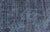 Vintage Hand Knotted Turkish Overdyed Oushak Rug in Dark Blue and Charcoal For Sale - Image 11 of 12