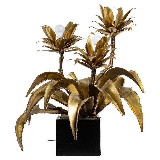 Dutch 3-Branch Lamp fom Maison Jansen For Sale - Image 10 of 10