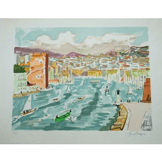 Yves Brayer, La passe du Vieux, Lithograph For Sale