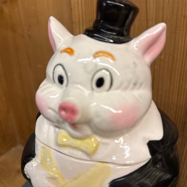 1940s Macoy Formal Pig Jar For Sale - Image 6 of 7
