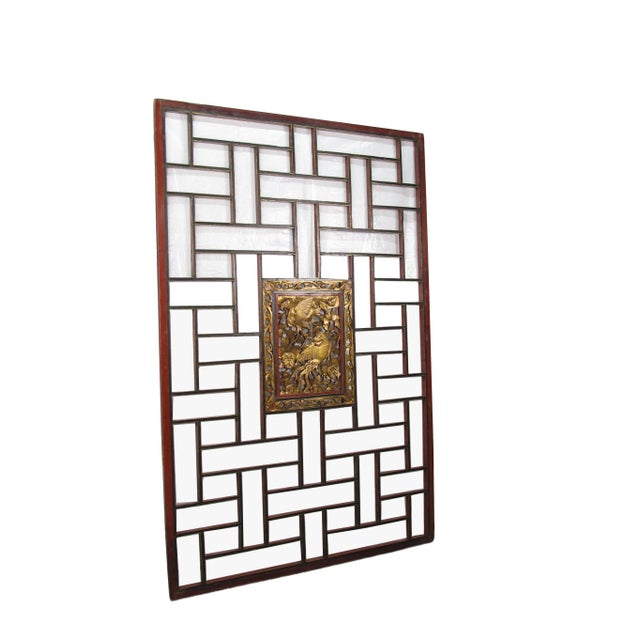 Early 20th Century Early 20th Century Happy Birds Wedding Ceiling Panel For Sale - Image 5 of 5