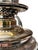 Antique Late 19th Century Silver-Plated Oil Lamp Converted to Table Lamp With Bird & Floral Decoration, 23" For Sale - Image 10 of 14