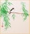 "Flycatcher", Heisei Era Japanese Silk Painting For Sale - Image 13 of 13