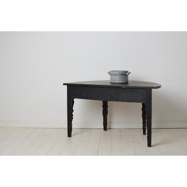 Antique Swedish Demi-Lune Console Table For Sale - Image 5 of 11