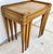 1960s Mid Century Modern Walnut Nesting Tables by Heirloom Weiman Collection For Sale In Miami - Image 6 of 18