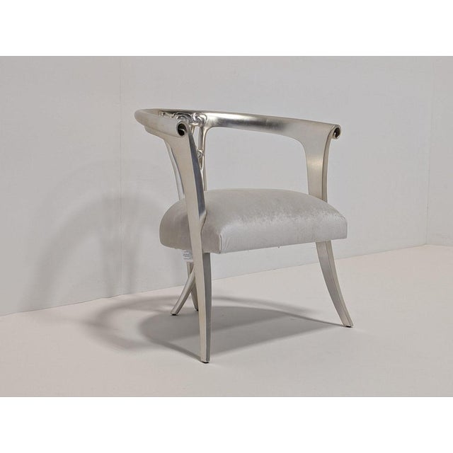 Metal La Dame Occasional Chair by Christopher Guy For Sale - Image 7 of 11