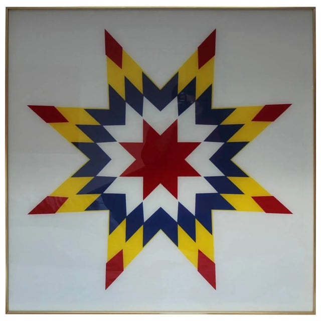 Red 1970s Modern Op Art For Sale - Image 8 of 8