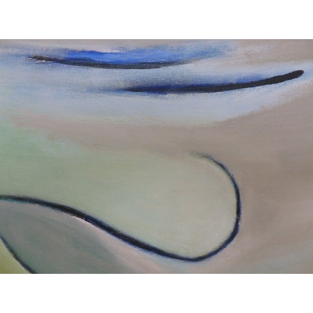 2000 - 2009 "Flow" Square Abstract Oil Painting by Scott A. Spencer For Sale - Image 5 of 6