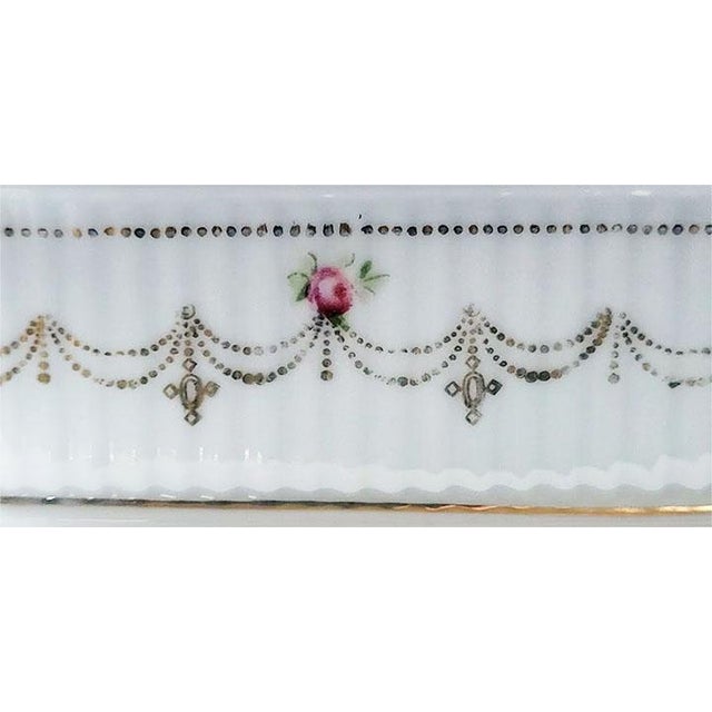 Austrian Porcelain Sardine Box with a handle in the form of a realistically-painted sardine. Signed Austria manufactured...