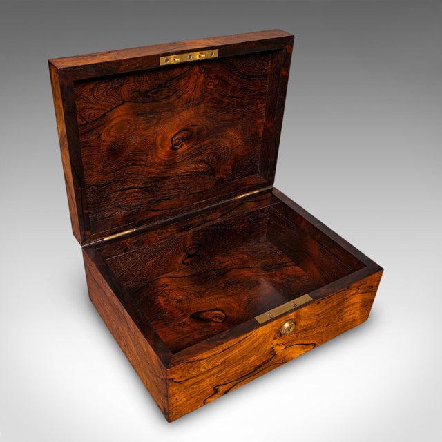 Antique Gentleman’s Document Box, English, Keepsake Case, Regency, Circa 1820 For Sale - Image 10 of 10