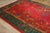 1920s Red Floral Vase Antique Chinese Art Deco Carpet 9' X 11' 8'' Handknotted Wool Rug For Sale - Image 4 of 9