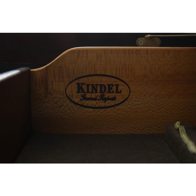 Kindel Oxford Mahogany 4 Door Breakfront For Sale - Image 12 of 12