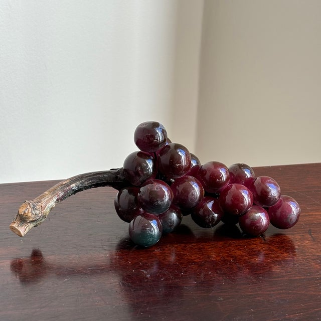 Small Mid-20th Century Lucite Grape Cluster For Sale - Image 10 of 11