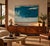 Striking 1960s Mid-Century Modern Expressionist abstract acrylic painting on canvas, featuring bold, sweeping brushstrokes...