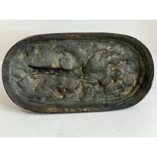 Antique French Bronze Hunting Dog Sculpture Signed E. Delabrièrre – Animalier Pointer With Game Bird c.1900 For Sale - Image 11 of 11