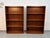 Elevate your storage and display with this pair of mid-century modern bookshelves, a perfect blend of clean design and...