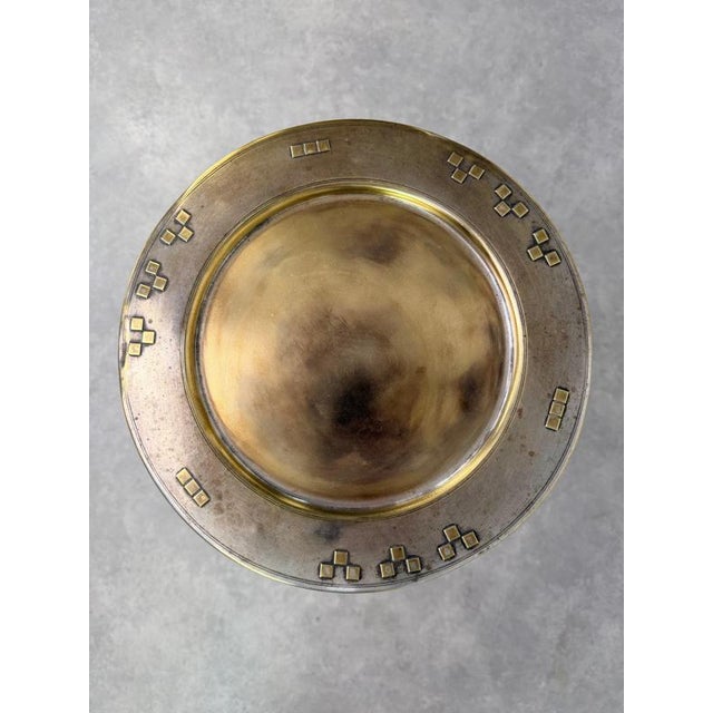 Art Nouveau Brass Plant Stand in the style of Wiener Werkstätte, 1890s For Sale - Image 6 of 11