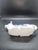 1950s Vintage GerBlue and White Ceramic Cow Creamer - For Sale - Image 5 of 5