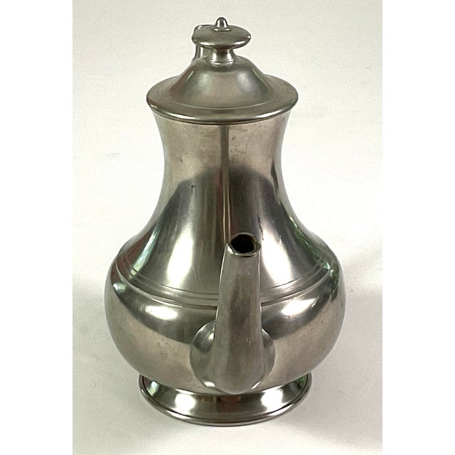 Metal 1960s Woodbury Pewterers -Pewter Teapot For Sale - Image 7 of 7
