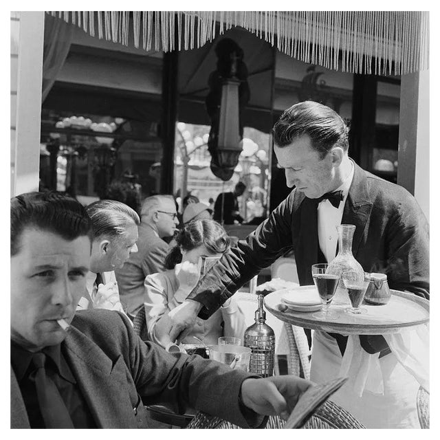 Bert Hardy, Cafe Culture by Bert Hardy, 1951, Limited Edition Giant Silver Gelatin Print For Sale