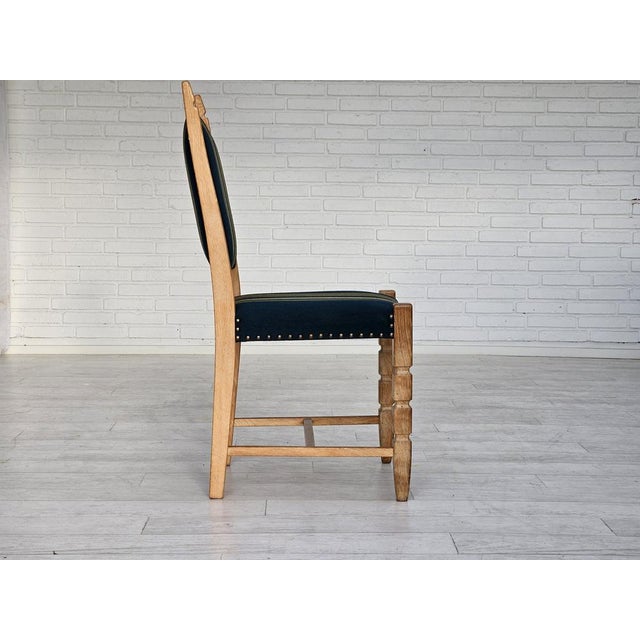 Danish Dining Chairs in Furniture Wool, 1970s, Set of 6 For Sale - Image 6 of 18