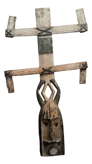 Dogon Kanaga Wooden Mask, Mali, 1890s