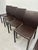 Leather Brown Dining Chairs, Set of 8 For Sale - Image 5 of 6