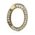 Art Deco 14k Solid Gold Diamond Carabiner Lock Jewelry Connector Charm Lock Pendant For Sale - Image 3 of 12