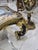 Wood French Rococo Coffee Table With Hand-Painted Artwork Under Glass & Gilded Bronze Details For Sale - Image 7 of 11