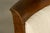 Ivory Set of 6 French Art Deco Walnut Dining Chairs in Ivory Ribbed Upholstery, 1930s For Sale - Image 8 of 18