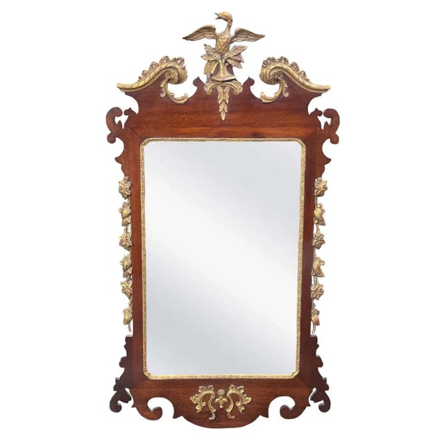 18th Century American George II Style Giltwood Mirror For Sale - Image 5 of 5