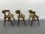 Scandinavian teak chairs, set of 3, 1970 s. Original very good condition.