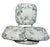 These are a set of 4 222 Fifth dinner plates from Sax Fifth Avenue. Nearly unused or at least mostly just displayed for...