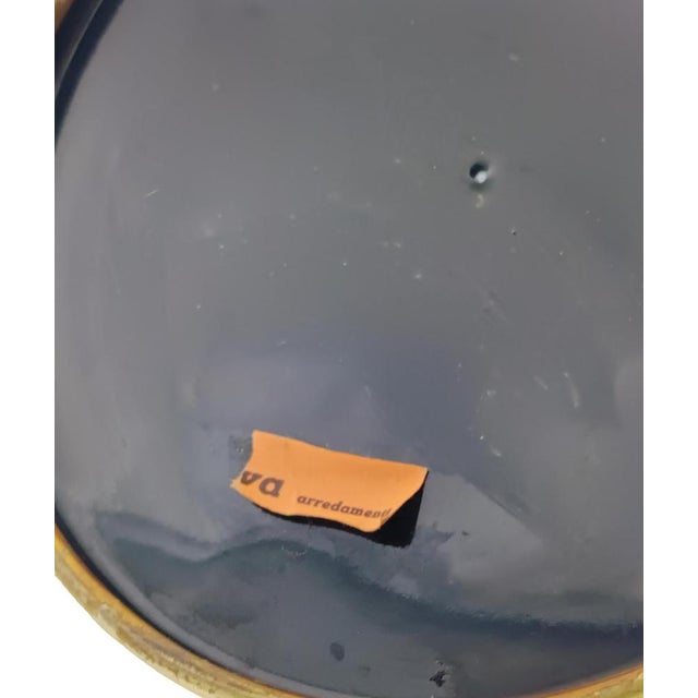 Mid-Century Modern Brass and Enameled Metal Umbrella Stand by Siva Poggibonsi, Italy, 1970s For Sale - Image 3 of 11