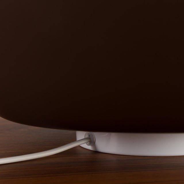 Glass Space Age Sphere Lamp in the style of Artemide For Sale - Image 7 of 8