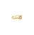 Contemporary Double Row Prong Diamond Ring .34cttw 14k Yellow Gold, Size 8 For Sale - Image 3 of 5