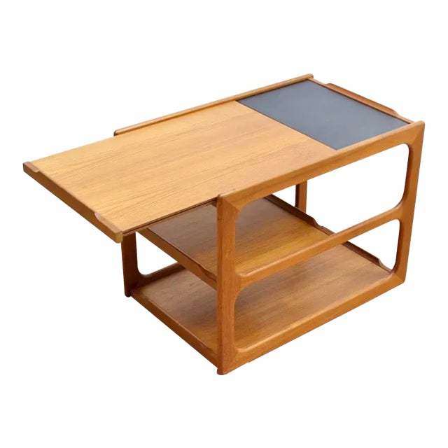 1960s Mid Century Extending Bar Cart by Sika Møbler of Denmark For Sale