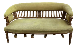 Vintage Walnut Sofa, 1800s