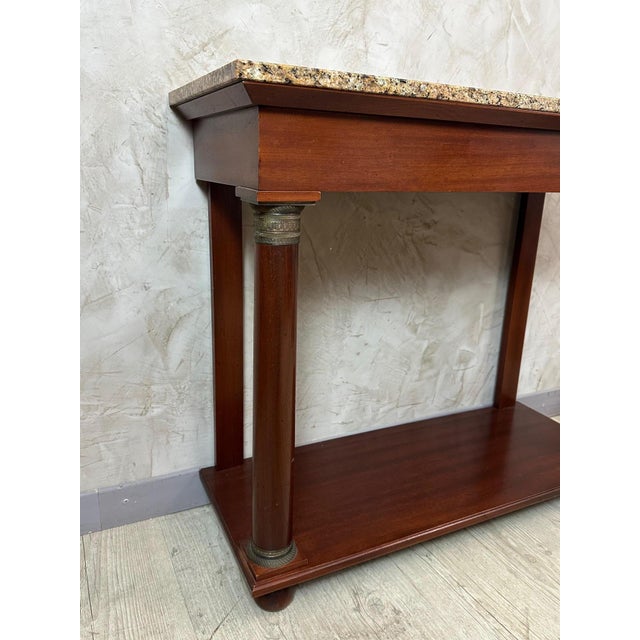 Traditional Empire Style Console Table, 1980 For Sale - Image 3 of 10