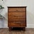 Brown Vintage 1961 Solid Walnut MCM Dresser and Nightstand Set For Sale - Image 8 of 18