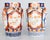 Japanese Antique 19th Century Japanese Imari Porcelain Vases - a Pair For Sale - Image 3 of 10