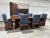 Mid-Century Modern Lane Staccato Mid Century Brutalist Dining Chairs, Set of 6 For Sale - Image 3 of 9
