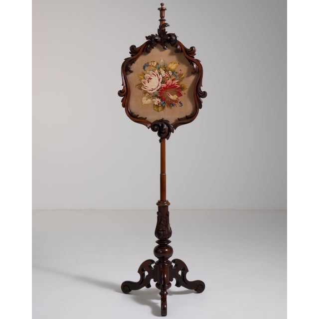 19th Century United Kingdom Brown Wood Screen For Sale In Greensboro - Image 6 of 15