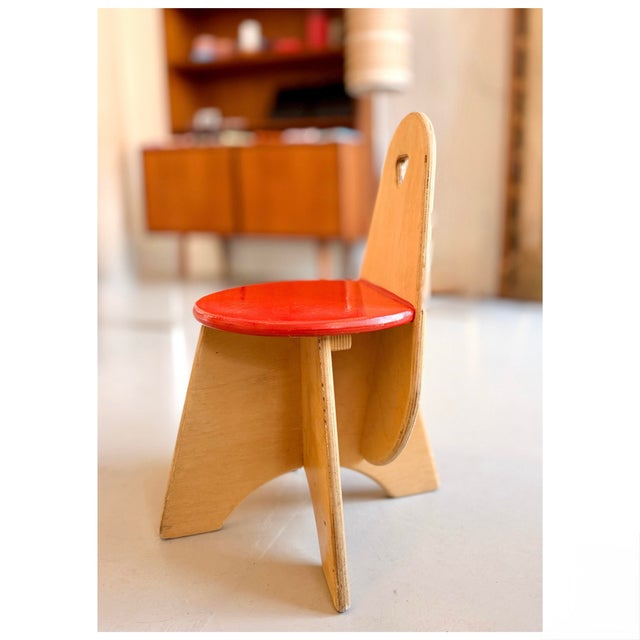 Modern Vintage Dutch Childrens Chair from Van Dijk, 1990s For Sale - Image 3 of 11