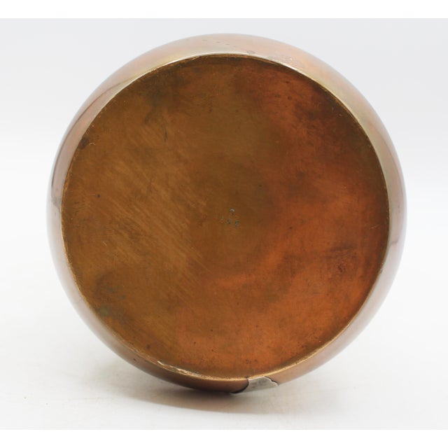 Early 20th Century C. 1910-20 Art Nouveau Sterling on Bronze Vase For Sale - Image 5 of 6