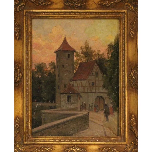 This original oil painting by the esteemed artist martin b. Leisser captures a moment frozen in time, transporting us to...