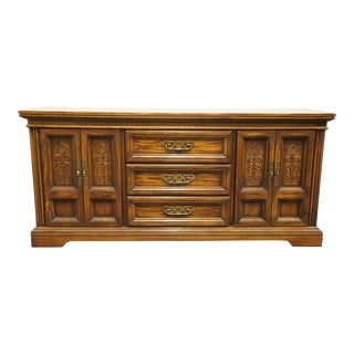 Burlington House Italian Neoclassical Tuscan Mediterranean Style 70" Buffet 209-850 For Sale