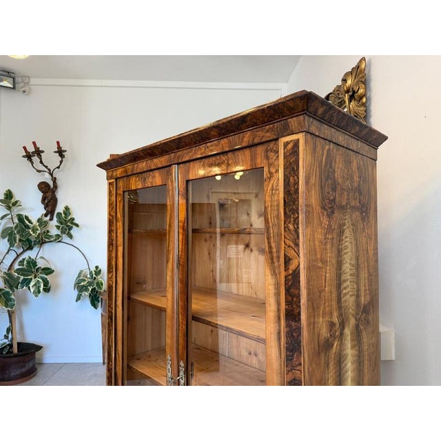 Antique Biedermeier Display Cabinet For Sale - Image 6 of 17